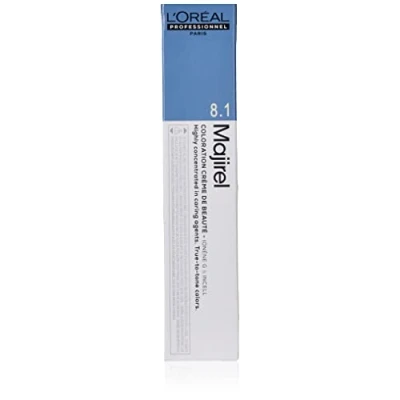Bild av L&#039;Oréal Professionnel Majirel cool förstärkt permanent hårfärg, nr. 8,1 Ljusblond aska, 50 ml