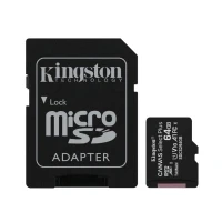 Bild av Kingston Canvas Select Plus microSD/SD 100MB/s 64GB