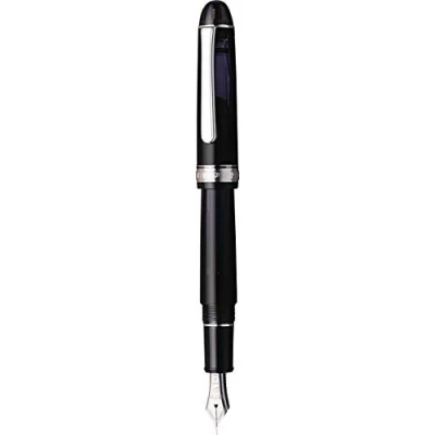 Bild av PLATINUM Rhodium Black Diamond C Reservoarpenna, Svart, ‎18,8 x 8,4 4,4
