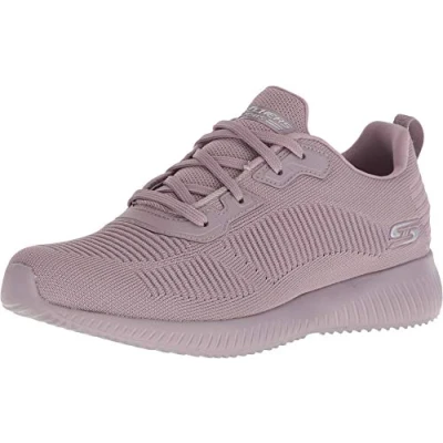 Bild av Skechers Bobs Squad Tough Talk dam Sneaker, Mauve Engineered Knit, 37 EU