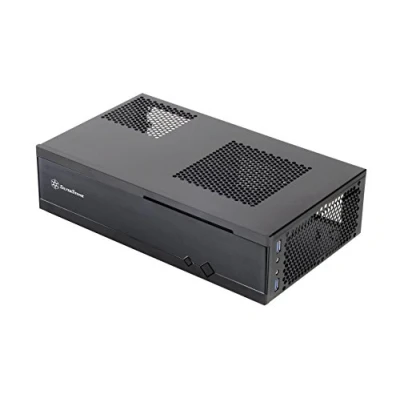Bild av SilverStone SST ML05B Milo Mini ITX kompakt HTPC skrivbordshölje, svart