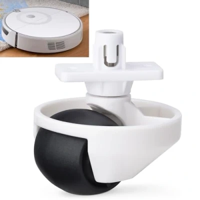Bild av HAPPOW Framhjulshjul, universalhjul, framhjul, reservhjul, fronthjul, dammsugartillbehör för robotdammsugare, kompatibel med Roborock S6/S7 serien S65/S55 Max/S65 Pure/S45 Max/S70/S75 G20/S8 pro ULTRA