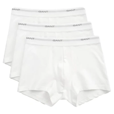 Bild av GANT CORE Trunk 3 PACK Underkläder, Storlek: Medium, White