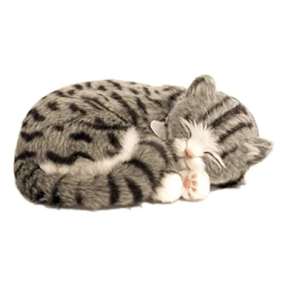 Bild av Perfect Petzzz Katt, plysch, grå Tabby The Breathing Puppy