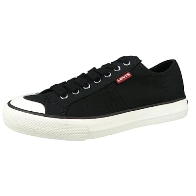 Bild av Levi&#039;s Hernandez S sneakers för kvinnor, Vanlig svart, 39 EU