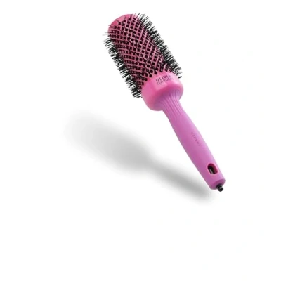 Bild av Olivia Garden Expert Blowout Shine Rosa 45 Rund keramisk antistatisk borste för glänsande och frissfritt föning