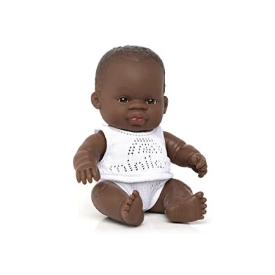 Bild av Miniland 31123 Baby (afrikansk pojke) 21 cm