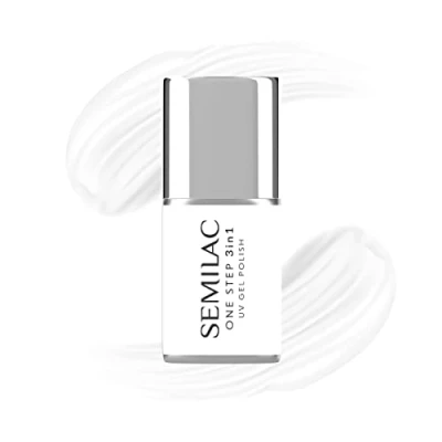 Bild av Semilac One Step 3 i 1 UV nagellack S251 kokoskräm 7 ml