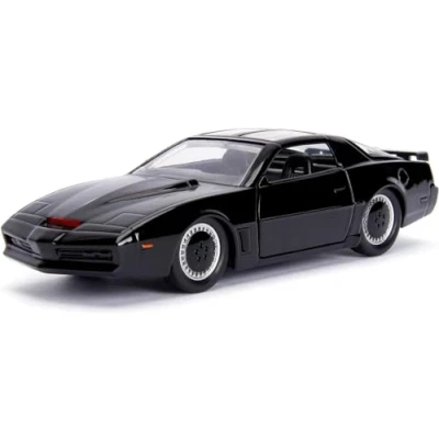 Bild av Jada Toys 253252000 Rider K.I.T.T. 1982 Pontiac Trans AM modellbil, 1:32, detaljinteriör, dörrar att öppna, svart