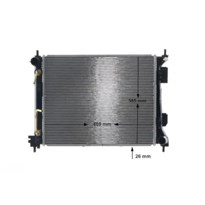 Bild av MAHLE ORIGINAL CR 2269 000S Kylare, motorkylning 480mm 385mm 26mm Automat Kylflänsar lödda