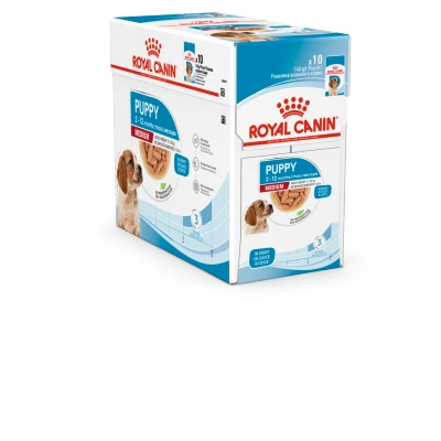 Bild av Royal Canin Medium Puppy (in gravy) 10x 140g