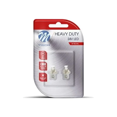 Bild av Tech lb904 W Blister 2 x LED B8,5 D 24 V konkav