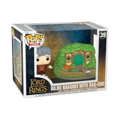 Bild av Funko POP! Town: LOTR Bilbo Baggins &amp; Bag End Sagan om ringen Samlingsbar vinylfigur Presentidé Officiell Merchandise Leksaker för barn och vuxna Filmfans Modellfigur samlare