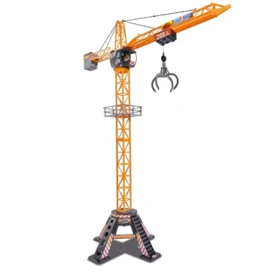 Bild av Dickie Toys 201139012 Mega Lyftkran Styrkontroll, Roterande Kranhytt, 120 cm, Från 3 år