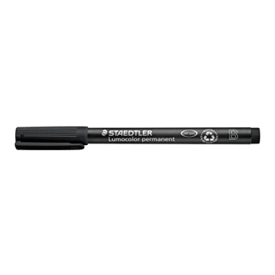 Bild av Staedtler 314 Lumocolor Universalstift permanent B 1,0 2,5 mm 10 Stück schwarz