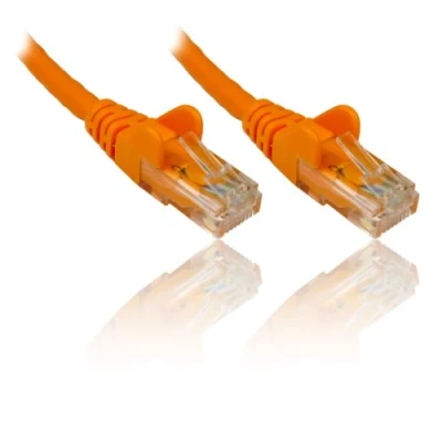 Bild av PremiumCord nätverkskabel, Ethernet, LAN &amp; Patch kabel Cat6, UTP, snabb flexibel och robust RJ45 1 Gbit/S, AWG 26/7, kopparkabel 100 procent Cu, orange, 0, 5 m