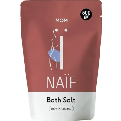 Bild av Naïf Magnesium badsalt för graviditet hjälper hud och kropp att slappna av 500 g