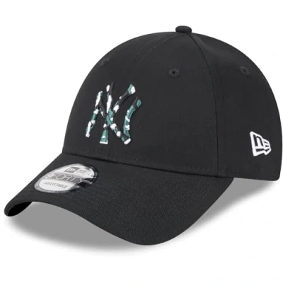 Bild av New Era MLB Svart Adjustable Keps York Yankees Seasonal Infill 9FORTY Black @ Hatstore
