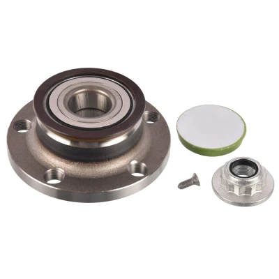 Bild av FEBI BILSTEIN 170376 Kit de roulements roue Essieu arrière avec écrou d’essieu graisseur 72 Roulement à billes contact oblique
