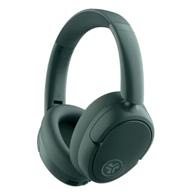 Bild av JLab JBuds LUX ANC Smart Aktiva Brusreducerande Hörlurar Over Ear Trådlösa med Mikrofon, 70+ Timmar Speltid Fällbara Bluetooth Multipoint &amp; Anpassningsbart Ljud, Salvia