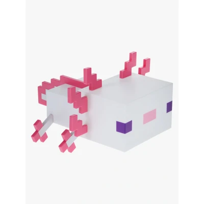 Bild av Minecraft Axolotl lampa med 5 färglägen, batteridriven