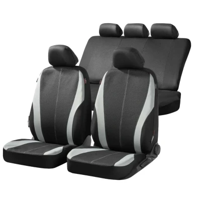 Bild av WALSER Dundee ZIPP IT 11857 Couverture de siège noir Polyester avant et arrière RENAULT: Clio 3, 2, 4, PEUGEOT: 206 3/5 portes