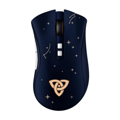 Bild av Razer DeathAdder V2 Pro ergonomisk trådlös spelmus (HyperSpeed trådlös, optisk brytare av 2:a Gen, optiskt fokus 20K sensor, speedflex kabel, 88 g form) Genshin Impact