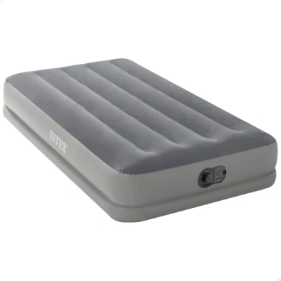 Bild av Intex 64112 Materasso Singolo con Pompa Fastfill USB, Colore Grigio, 99 x 191 25 cm