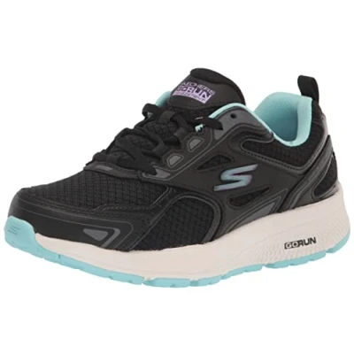 Bild av Skechers Dam Go Run Consistent sneakers, svart/Aqua, 37,5 EU, Svart Aqua, 37.5 EU