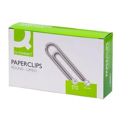 Bild av Q Paperclip 32 mm läpp Pack med 100 Connect Kf01316Q 10