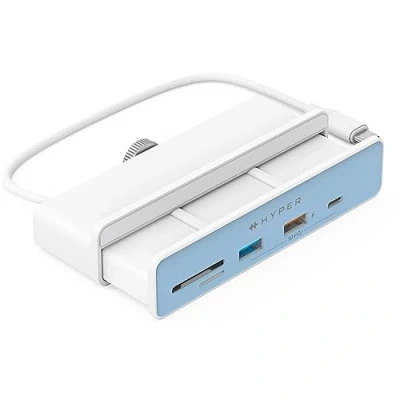 Bild av HYPER HD34A8 6 i 1 USB C hubb för iMac 24 tum portar (USB C/USB A/HDMI 4K)