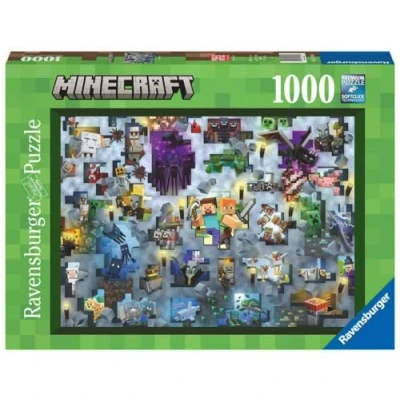 Bild av Ravensburger Minecraft Mobs 1000 Piece Jigsaw Puzzle for Adults and Kids Age 12 Years Up