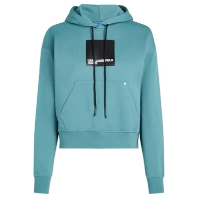 Bild av Karl Lagerfeld Jeans, Dam, Box Logo Hoodie, Regular Fit