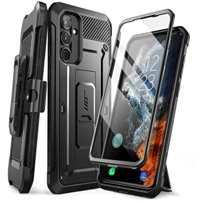 Bild av SUPCASE Unicorn Beetle Pro för Samsung Galaxy A54 fodral med stativ [inbyggt skärmskydd] [Militärt skydd] 360 grovt hölster och ställ telefonfodral 5G, svart