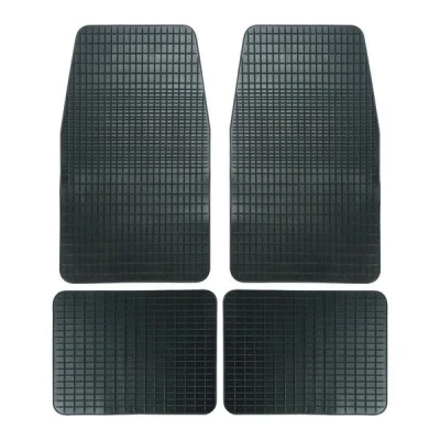 Bild av CARPOINT 0310005 Ensemble de tapis sol Caoutchouc avant et arrière noir