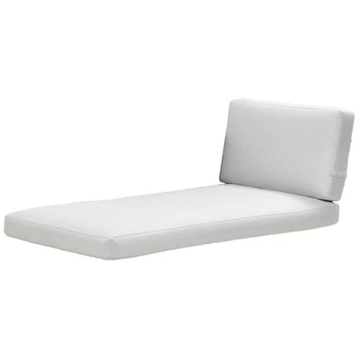 Bild av Cane line Cushion set for Connect Modules + Lounge chair Kuddar för utomhusbruk Chaise Module White B: 138 x D: 67 H: 8 cm