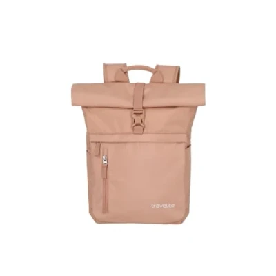 Bild av Travelite Unisex basics Rollup ryggsäck (1 pack), Pulverrosa, 60 cm/35 Liter, Klassisk