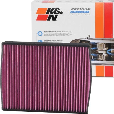 Bild av K&amp;N Filters DVF5012 Filtre d&#039;habitacle à charbon actif 256 35 carré(e) FORD: FOCUS 3, KUGA 2, C Max VOLVO: V40 3/5 portes
