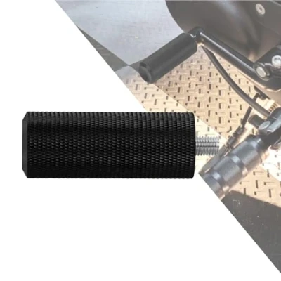 Bild av HDBUBALUS Aluminium växelspak klämma anti glid räfflad växelklämma passar för Harley Sportster Touring Dyna Softail Chopper Bobber svart