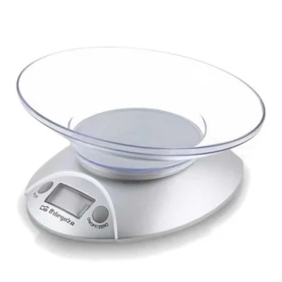 Bild av Orbegozo pc1009 Elektronisk våg för kök, transparent skål, max. 3 kg, silver