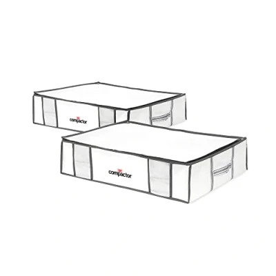 Bild av Compactor set med 2 Life vakuumförvaringsskydd, vit, L, 50 x 65 höjd 15,5 cm, RAN7402