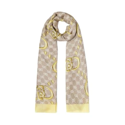 Bild av LIU JO Stole WITH LOGO Halsduk, Storlek: One Size, Yellow