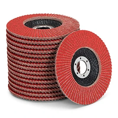 Bild av FD Workstuff Högpresterande keramikfläkt │ 10 stycken Ø 125 mm │korn 60 │för metall │självslipande keramiskt korn fläktskivor slipskivor lamellskivor