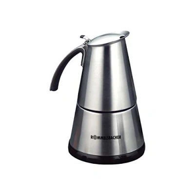 Bild av Rommelsbacher EKO 364/E Elektrisk Espressomaskin, Silver, 2 4 Koppar