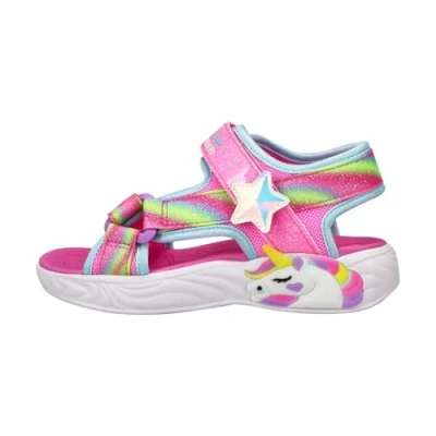 Bild av Skechers Enhörning drömmar sandal platt, rosa, 24 EU, pink, EU