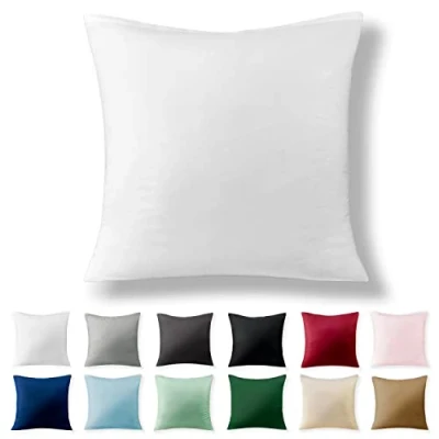 Bild av Alreya Renforcé Örngott 60 x cm 100 % bomull, med YKK dragkedja, supermjukt, 60, kuddöverdrag, vitt, endast örngott