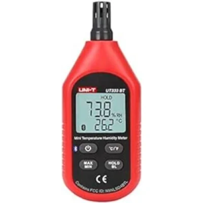 Bild av UNI T UT333BT Mini Metro temperatur och luftfuktighet med Bluetooth, 10 C 60 C/14F 140F, 0% RH 100%