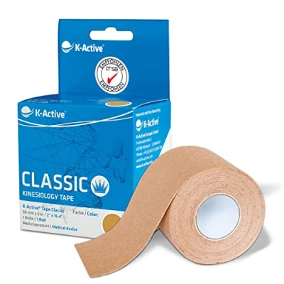 Bild av Rehab europa QA 00459/BG 1 rulle kinesiotape k aktiv bandage beige 5cmx5m