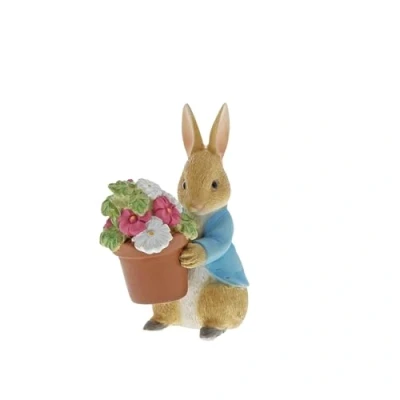 Bild av Beatrix Potter Peter Rabbit Brings Flowers Figurin, Mutlicoloured