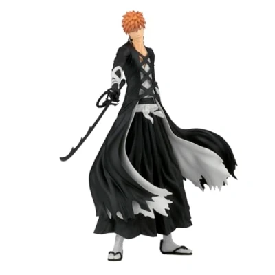 Bild av Banpresto Actionfigur, Ichigo Kurosaki Bleach, Maximatic 25 cm, BP89922P flerfärgad, samlarfigur, optimal för anime fans